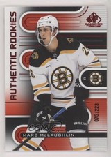 2022 Upper Deck SP Game Used Authentic Rookies Red 75/223 Marc McLaughlin 18d6
