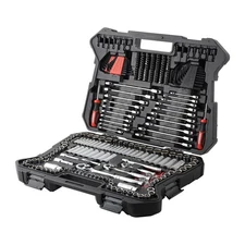 TRUE MECHANIC 303-Piece Mechanics Tool Set and Socket Set, Professional, SAE/...