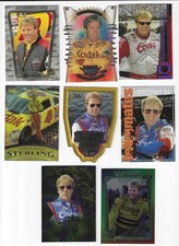 8 NASCAR STERLING MARLIN MIXED BRANDS CARDS AS A LOT