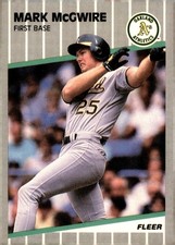 S4R6&7: 1989 Fleer Baseball Cards #1-250 You Pick!