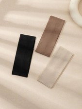 3Pcs Fashion Knitting Solid Color Headbands Non Slip Elastic Soft Fabric Hair Ba