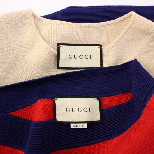 【Skirts】GUCCI Women's Knit Set Short Sleeves Flared Skirt Knee-Length thumbnail 6