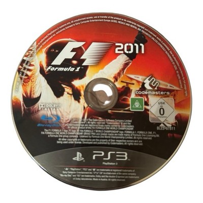 F1 2011 (Sony PlayStation 3) Formula 1 Rennspiel Ohne OVP PS3