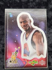 1997 Upper Deck Space Jam Cosmic Showdown CS9 Michael Jordan Die-Cut Sticker...