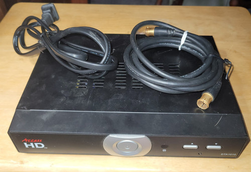 Access HD DTA1010 Digital To Analog TV Converter Box No Remote Control + Coaxal