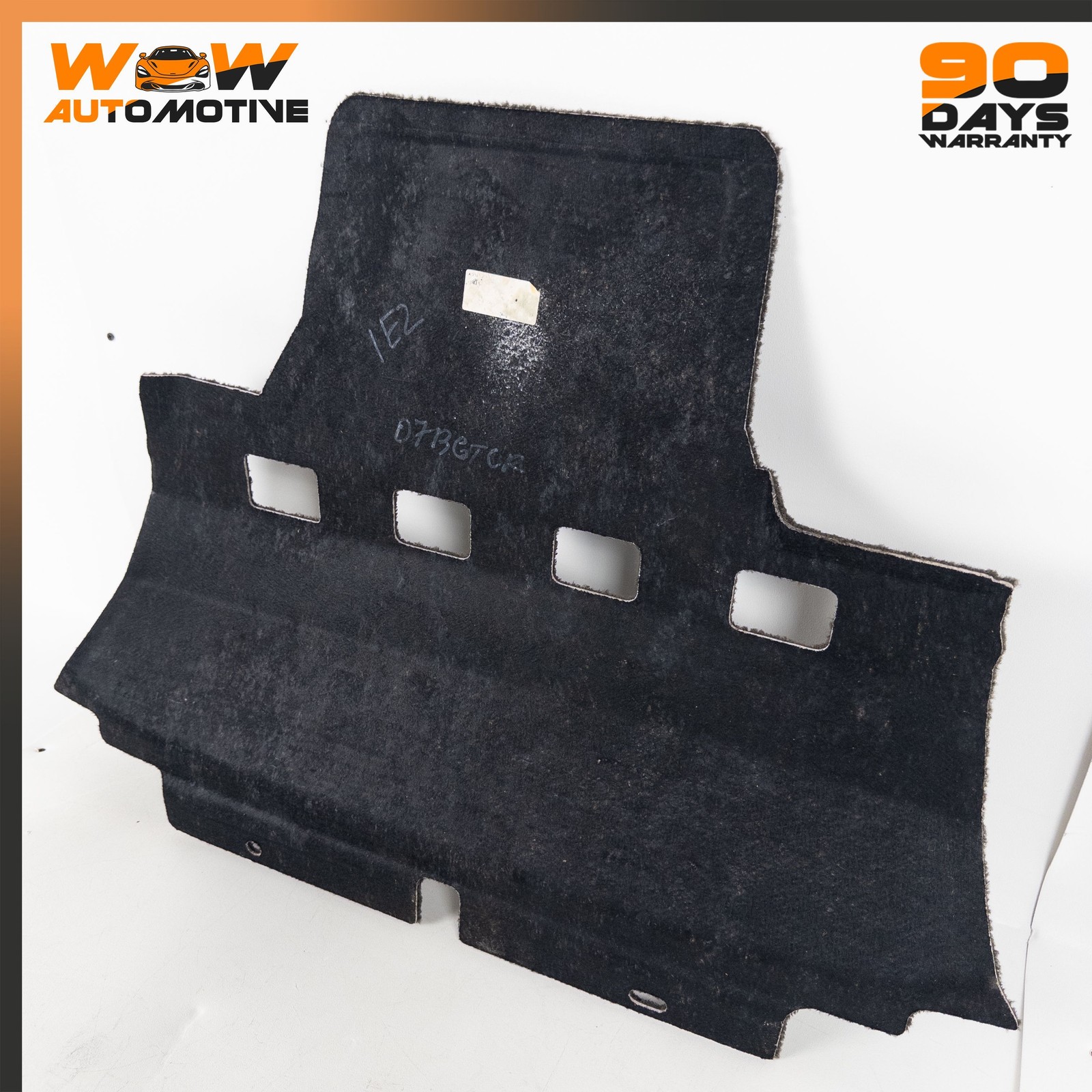 07-11 BENTLEY CONTINENTAL GTC REAR LUGGAGE COMPARTMENT TRIM CARPET BLACK OEM