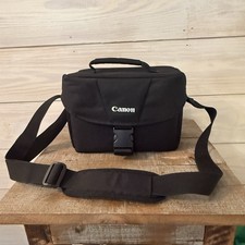 Canon EOS Shoulder Bag DSLR Camera Black Gadget Case 100ES Adjustable Strap