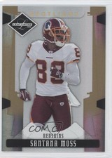 2008 Leaf Limited Spotlight Gold 10/49 Santana Moss #99 0j8