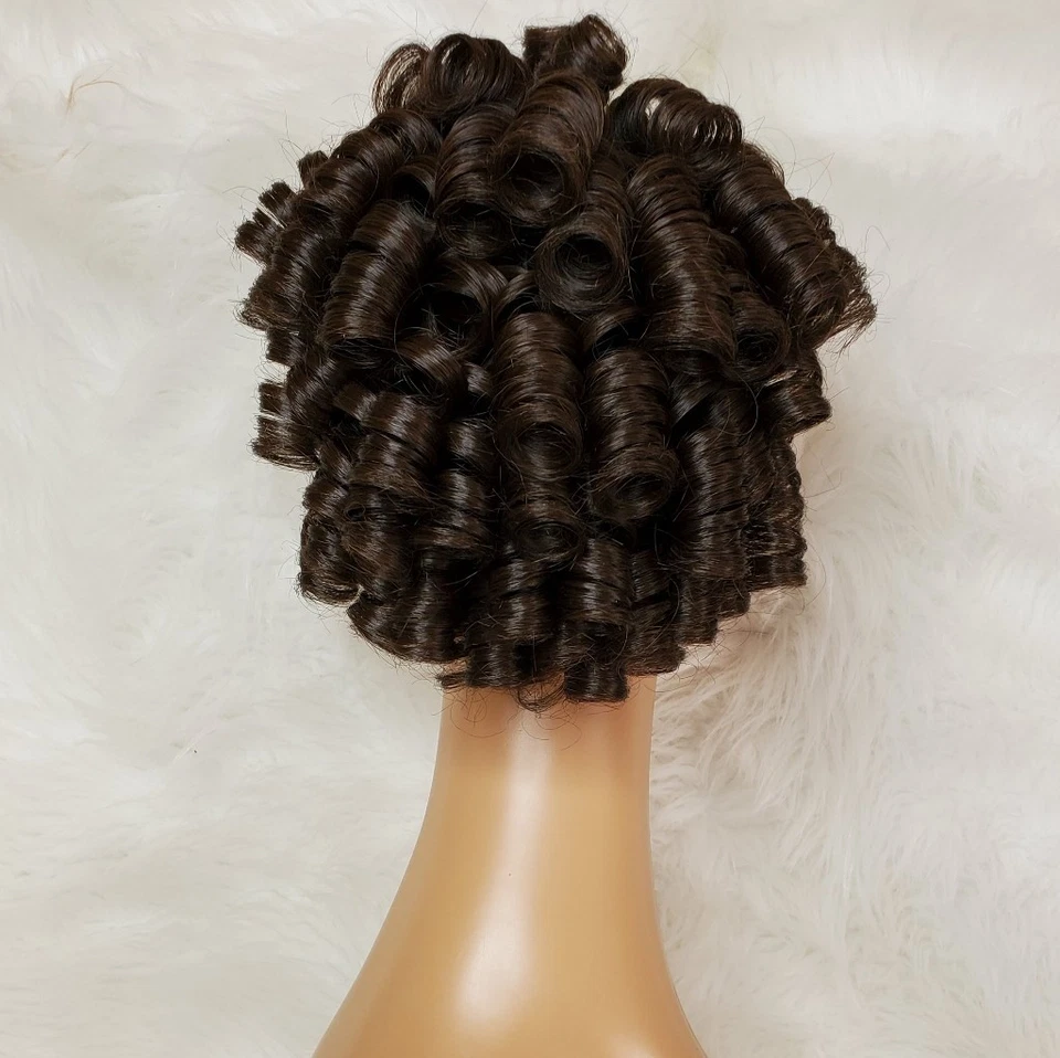 Rabo de cavalo com cachos em espiral - Imagem 2 de 4