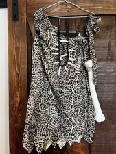 Halloween Costume Cave Woman/Man One Size Necklace, Bracelet, "Bone"
