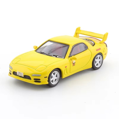 Time Micro 1/64 Dream Series Mazda RX7 FD - Yellow Initial D/Keisuke Takahashi