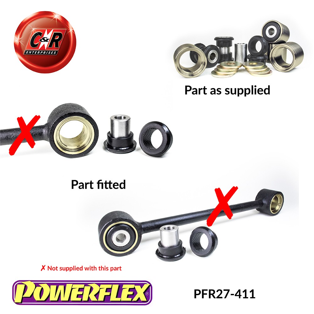 PFR27-411 Powerflex Road Rear Diff Strut Bushes