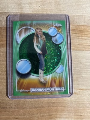 2026 Topps Chrome Disney - Hannah Montana #4 Green Diamonds Refractor /99