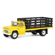 First Gear Dcp 164 Gmc 4000 Stake Truck Bright Yellow Black 60-2261