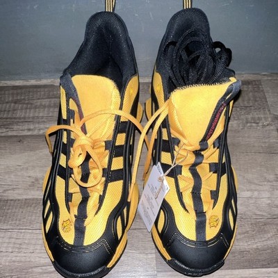 adidas intimidation Men's Athletic Low Top Lace-Up Sneakers Yellow/Black US 10