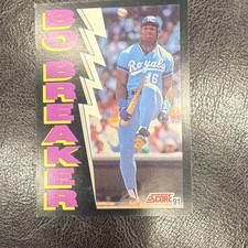 SCORE 1991 Score Bo Jackson Bo Breaker Kansas City Royals #773 MLB