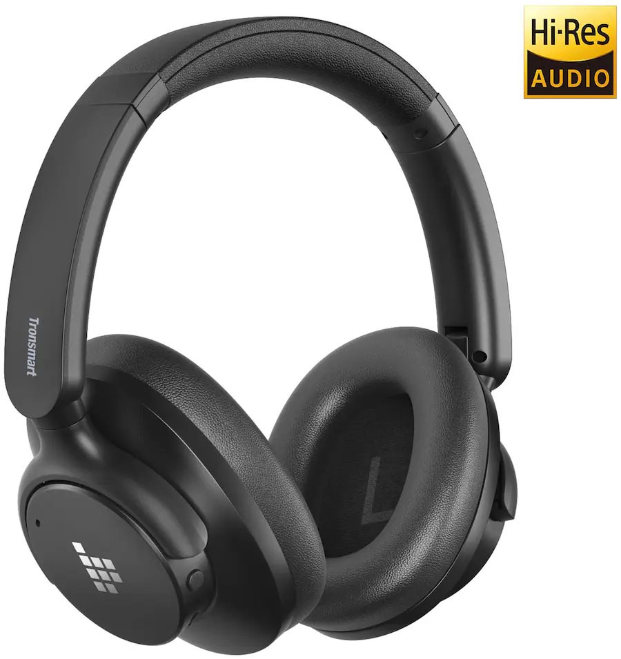 Audífonos inalámbricos Tronsmart Q20S Bluetooth con cancelación de ruido over-ear 60H, imagen 2