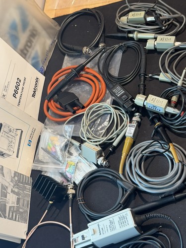 Lot of 8 HP, Tektronix, other Oscilloscope Probes