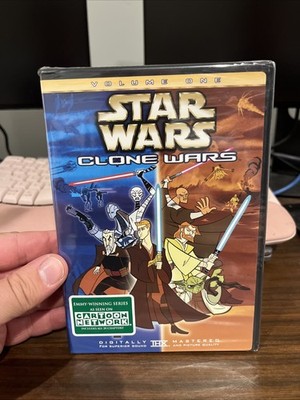 Star Wars CLONE WARS Volume One DVD Cartoon Network  BRAND NEW Still SEALED