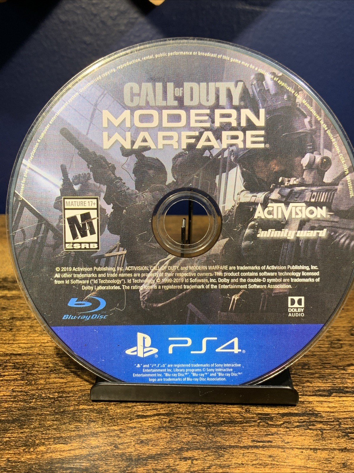 Call of Duty Modern Warfare Sony PlayStation 4 Multiplayer Shooter - DISC ONLY
