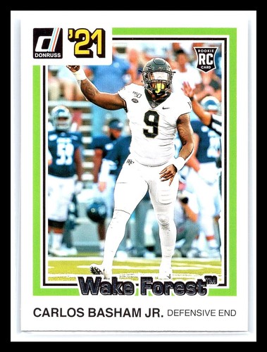2021 Chronicles Donruss Draft Picks - Carlos Basham Jr #31 (RC) - Picture 1 of 2