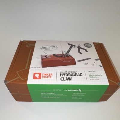 Hydraulic Claw STEM Educational Kit for Kids Science KiwiCo Tinker Crate