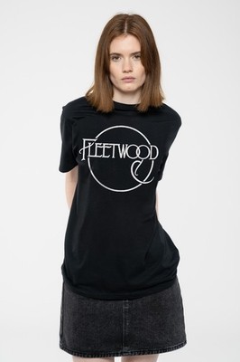 Fleetwood Mac T Shirt Classic Band Logo Rumours Nue offiziell Herren Schwarz