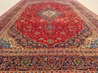 Amazing Hand Knotted Vintage Traditional Qashoun Wool Area Rug 13.7 x 9.5 Ft — photo 6