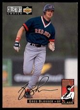 Greg Blosser 1994 Collector's Choice #2 Red Sox MLB READ FREE SHIP AutographDen