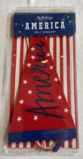 My Mind’s Eye AMERICA Felt Pennant NIB