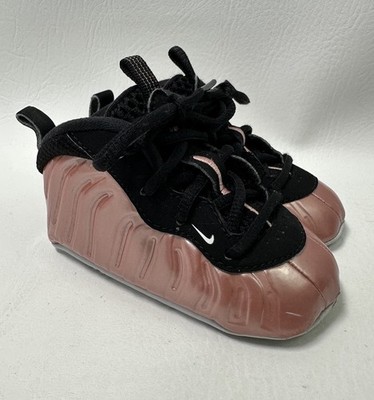 Nike LIL Posite One Crib Bootie Rust Pink Copper Size 4c 644790-601