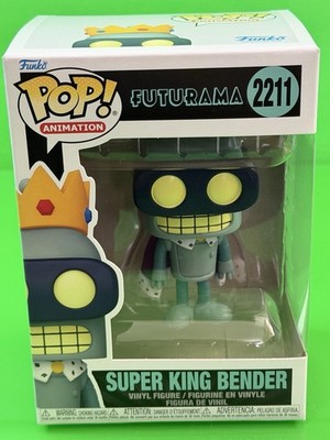 Funko Pop! Animation Futurama #2211 Super King Bender Vinyl Figure New!!!