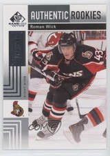 2011-12 SP Game Used Edition Authentic Rookies 183/699 Roman Wick #139 e9p