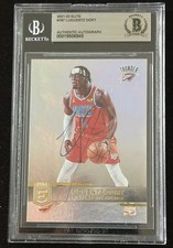 Lugentz Dort Signed Panini Donruss Elite 21/22  Card #197 BAS Beckett Autograph