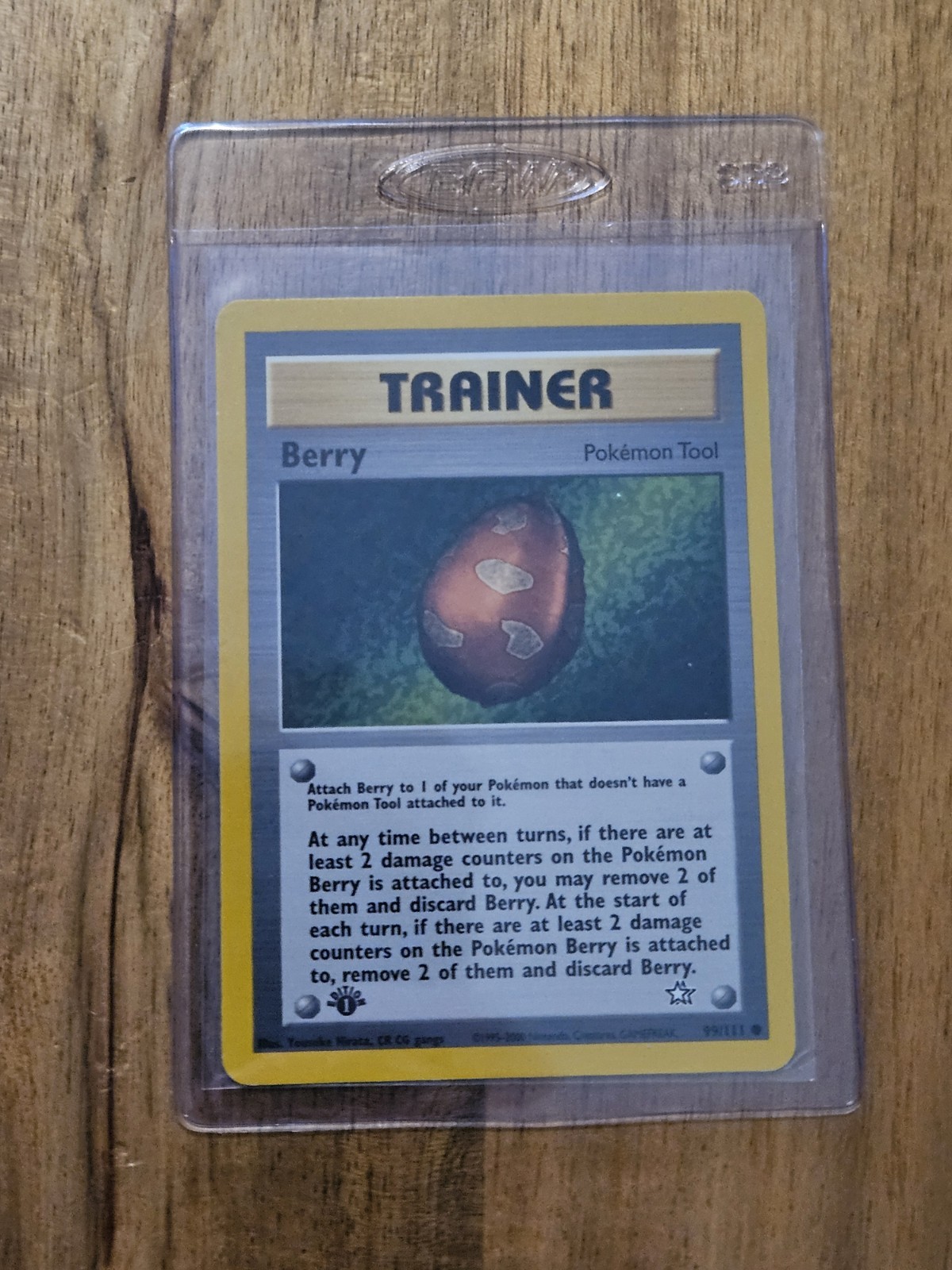 1st Edition Berry NEAR MINT - 99/111 Neo Genesis - Pokémon TCG 2000 WOTC
