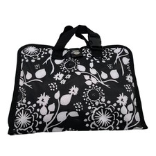 Thirty-One Black White Make Up Hanging Bag