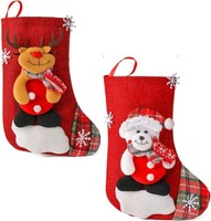 Nikolausstrumpf Weihnachtsstrumpf 2 StüCk Zum BefüLlen Geschenk Deko