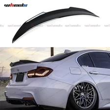 HighKick PSM Style Trunk Spoiler For 12-18 BMW F30 330i 335i F80 M3 Gloss Black