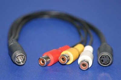 ATI All in Wonder MiniDin8 to 4 Head Video Cable AV