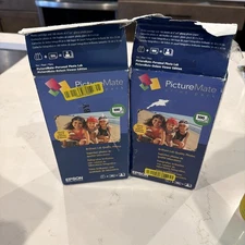 EPSON T5570 2-Pack Genuine Picture Mate Print Pack 100 Glossy Sheets & Ink