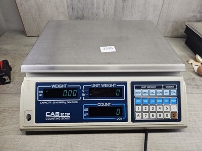 CAS SC 25P, Precision Counting Scale, 25 lb x 0.005 lb, Laundromat 50lb SC-25P