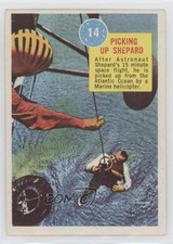 1963 Topps Popsicle Space Cards Alan Shepard Picking Up Shepard #14 0ad