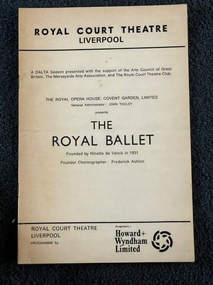 Royal Ballet Opera House Programm 1971 Royal Court Theatre Liverpool