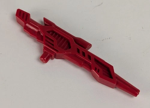 1987 Hasbro Transformers G1 Headmaster Chromedome Gun Rifle Red Weapon Accessory