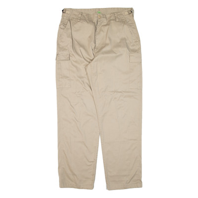 USN INTERNATIONAL Cargo Herrenhose Beige Locker Gerade W33 L31