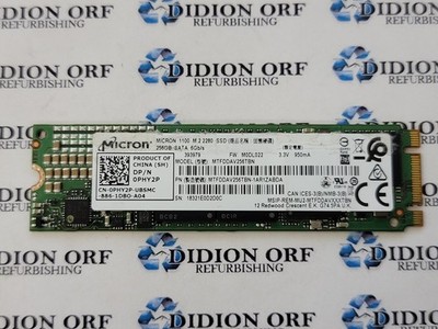 MICRON 1100 256GB M.2 SATA 2280 SSD MTFDDAV256TBN, Grade A+, SKU 10569