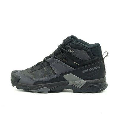 Salomon Herren X Ultra 5 Mid GTX Wanderschuh Schwarz/Grau Wanderschuhe EU 45 1/3