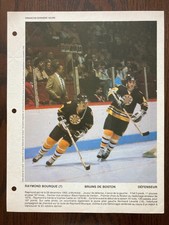 1982 DIMANCHE DERNIERE HEURE RAYMOND BOURQUE BRUINS DE BOSTON