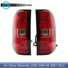 Rear Tail Light Assembly Brake For 2007-2013 Chevrolet Silverado LH+RH 2 Set