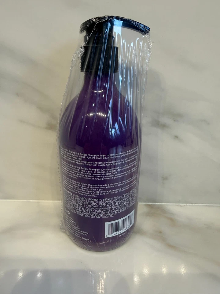 Color Brightening Purple Shampoo, For Blonde & Gray Hair, 16.9 fl oz (500 ml) - Image 2 of 2